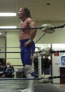 In the ring after a match in Regina